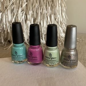 China glaze nail polish beauty set of 4